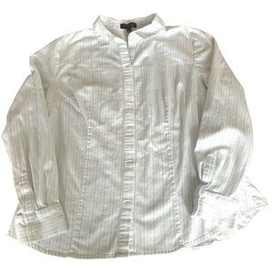 The Limited Button Up - Light Blue Stripe - Womens Size XL - X-Large